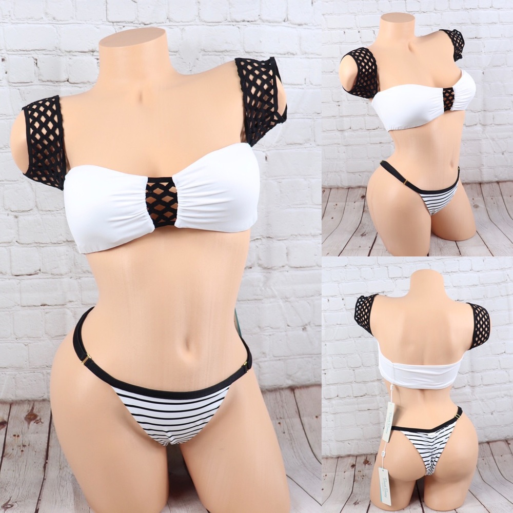 Beach Bunny Hayden Off Shoulder Swimsuit Set